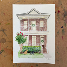 Load image into Gallery viewer, Custom Watercolor Home Portrait