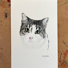 Load image into Gallery viewer, 8 x 10 Custom Watercolor Pet Portrait