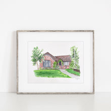 Load image into Gallery viewer, Custom Watercolor Home Portrait