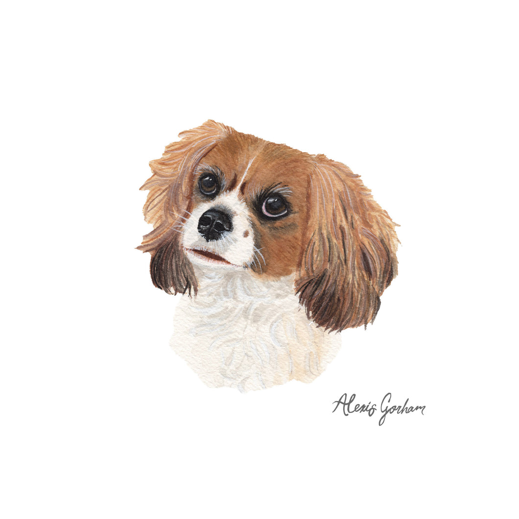 5 x 7 Custom Watercolor Pet Portrait