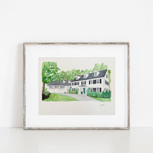 Load image into Gallery viewer, Custom Watercolor Home Portrait
