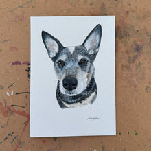 Load image into Gallery viewer, 4 x 6 Custom Watercolor Pet Portrait
