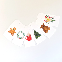 Load image into Gallery viewer, Set of 24 Christmas Gift Tag Assortment
