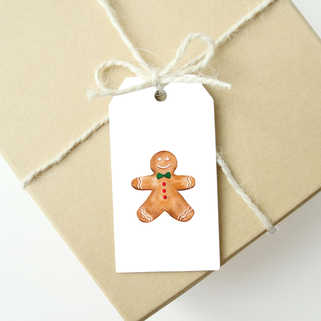 Gingerbread Man Gift Tags