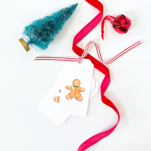 Load image into Gallery viewer, Gingerbread Man Gift Tags
