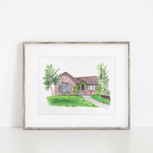Load image into Gallery viewer, Custom Watercolor Home Portrait
